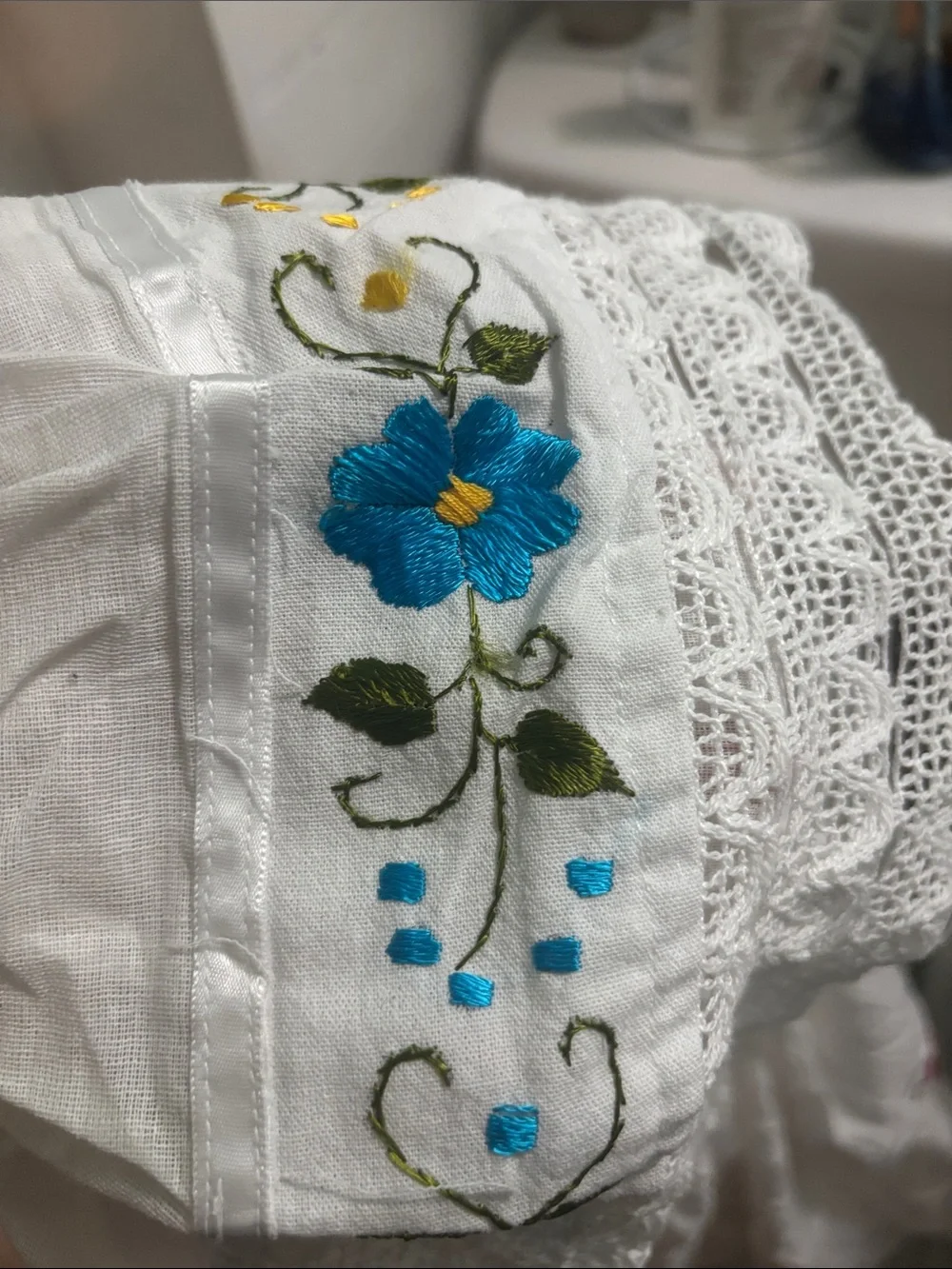 mexican floral dress